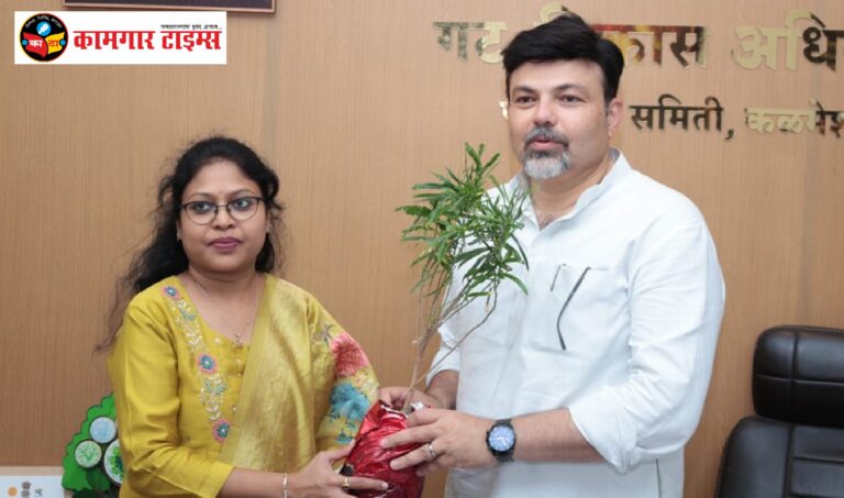 आ. डॉ आशिष देशमुख यांनी केला गटविकास अधिकारी अंशूजा गराटे यांचा सत्कार
