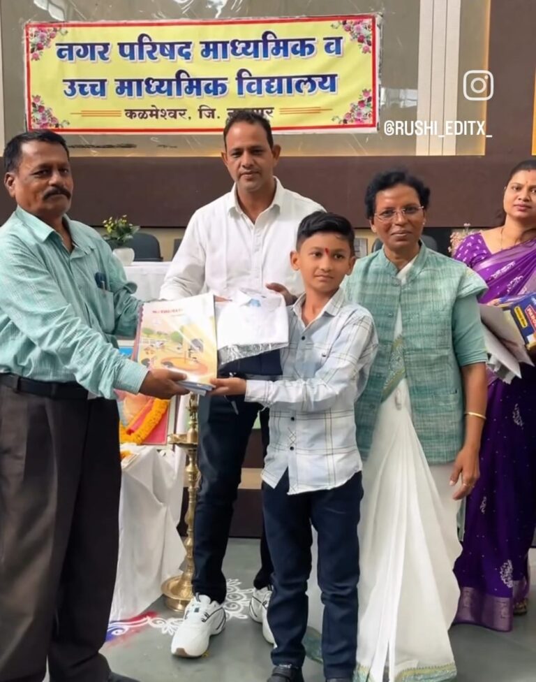 पीएमश्री न. प. विद्यालयात विद्यार्थी प्रवेशोत्सव उत्साहात साजरा