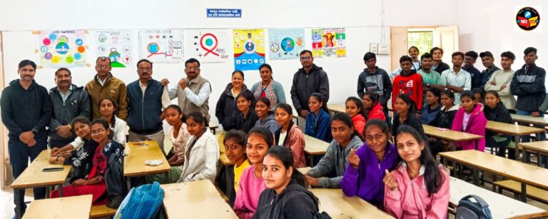 AIDS : मोहपा येथे एड्सविषयी प्रभावी सामाजिक संदेश..