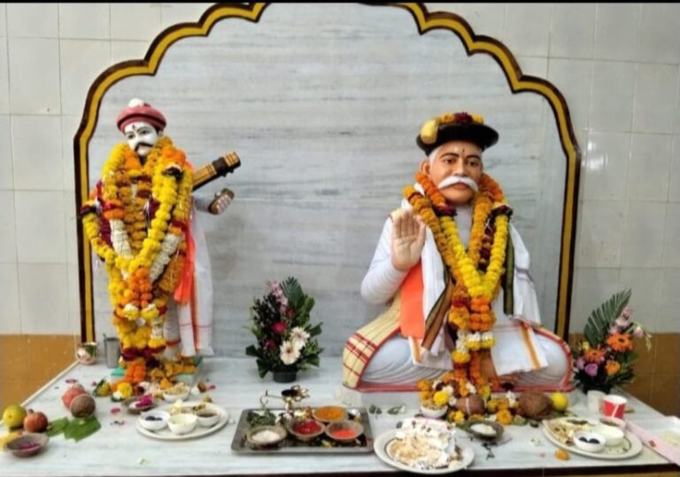 संतश्री सेनाजी व नगाजी महाराज मूर्ती प्राणप्रतिष्ठा सोहळा संपन्न