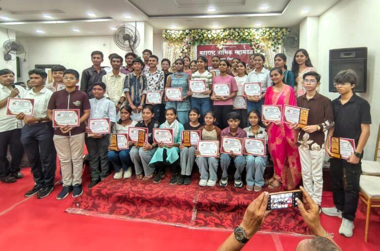 NAGPUR : महाराष्ट्र नाभिक महामंडळातर्फे गुणवंत विद्यार्थ्यांचा उत्साहात सत्कार
