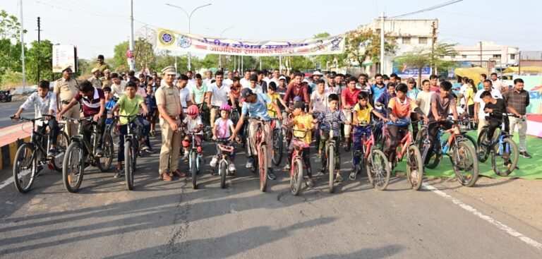 जागतिक सायकल दिनानिमित्त कळमेश्वरात सायकल रॅली उत्साहात